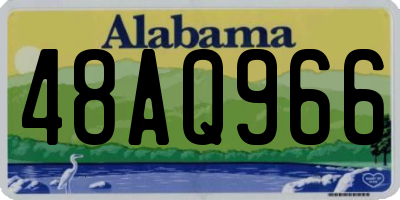 AL license plate 48AQ966