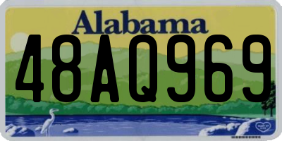 AL license plate 48AQ969