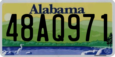 AL license plate 48AQ971