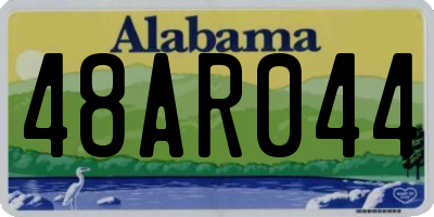 AL license plate 48AR044