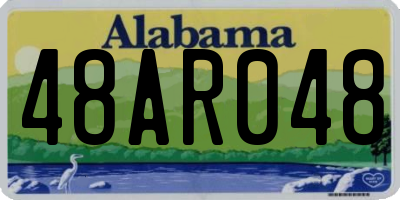 AL license plate 48AR048