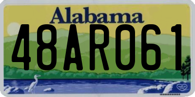 AL license plate 48AR061
