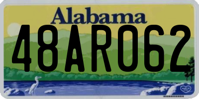 AL license plate 48AR062