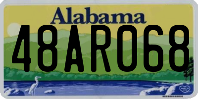 AL license plate 48AR068