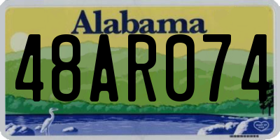 AL license plate 48AR074