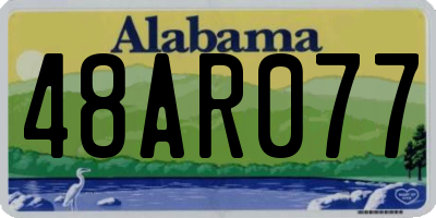 AL license plate 48AR077