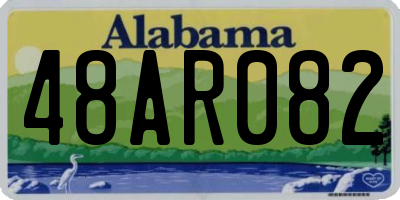 AL license plate 48AR082