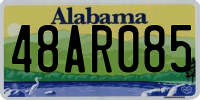 AL license plate 48AR085