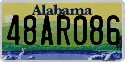 AL license plate 48AR086