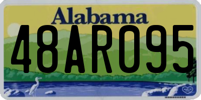 AL license plate 48AR095