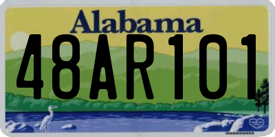 AL license plate 48AR101