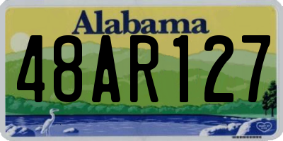 AL license plate 48AR127