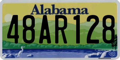 AL license plate 48AR128