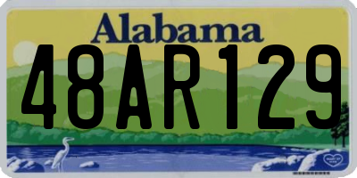 AL license plate 48AR129