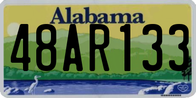 AL license plate 48AR133