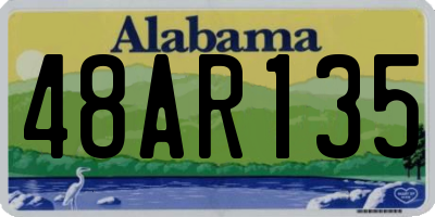 AL license plate 48AR135