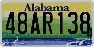 AL license plate 48AR138