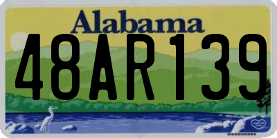 AL license plate 48AR139
