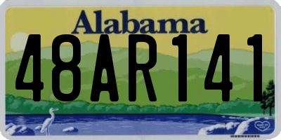 AL license plate 48AR141