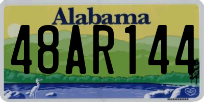 AL license plate 48AR144