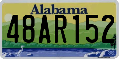 AL license plate 48AR152