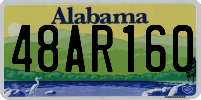 AL license plate 48AR160