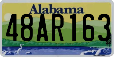 AL license plate 48AR163