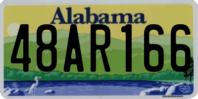 AL license plate 48AR166
