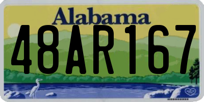 AL license plate 48AR167