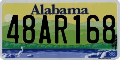 AL license plate 48AR168