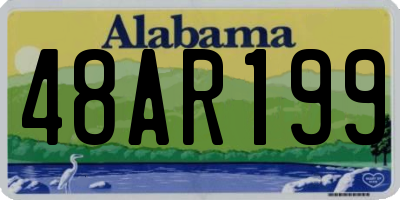 AL license plate 48AR199