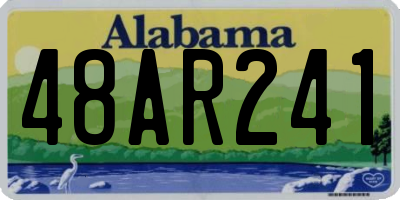 AL license plate 48AR241