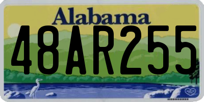AL license plate 48AR255