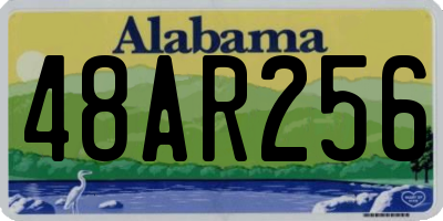 AL license plate 48AR256