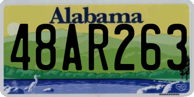 AL license plate 48AR263