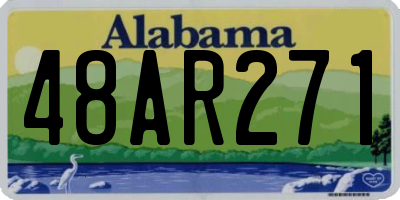 AL license plate 48AR271