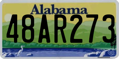 AL license plate 48AR273