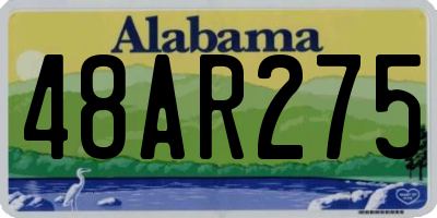 AL license plate 48AR275