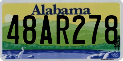 AL license plate 48AR278