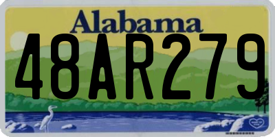 AL license plate 48AR279