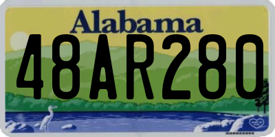 AL license plate 48AR280