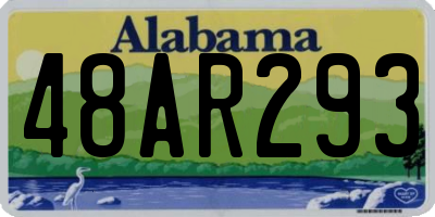 AL license plate 48AR293