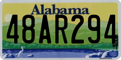 AL license plate 48AR294