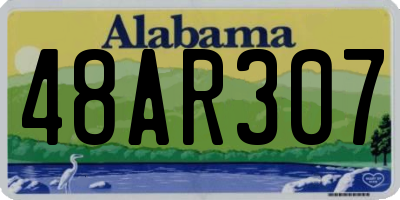 AL license plate 48AR307