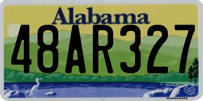 AL license plate 48AR327