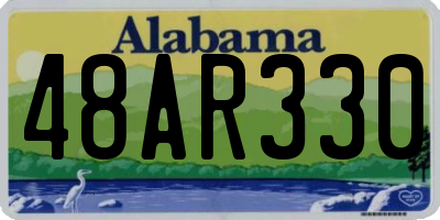 AL license plate 48AR330