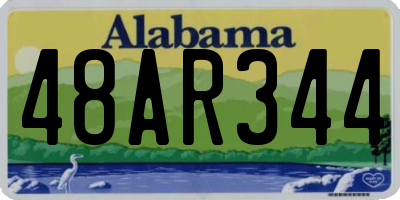 AL license plate 48AR344