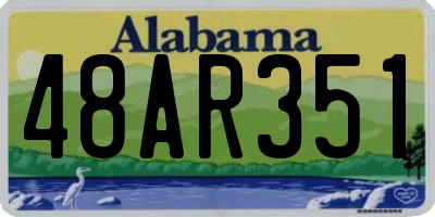 AL license plate 48AR351
