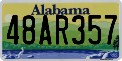 AL license plate 48AR357