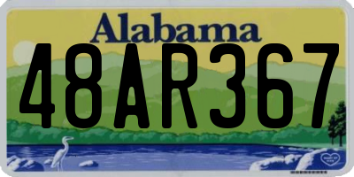 AL license plate 48AR367